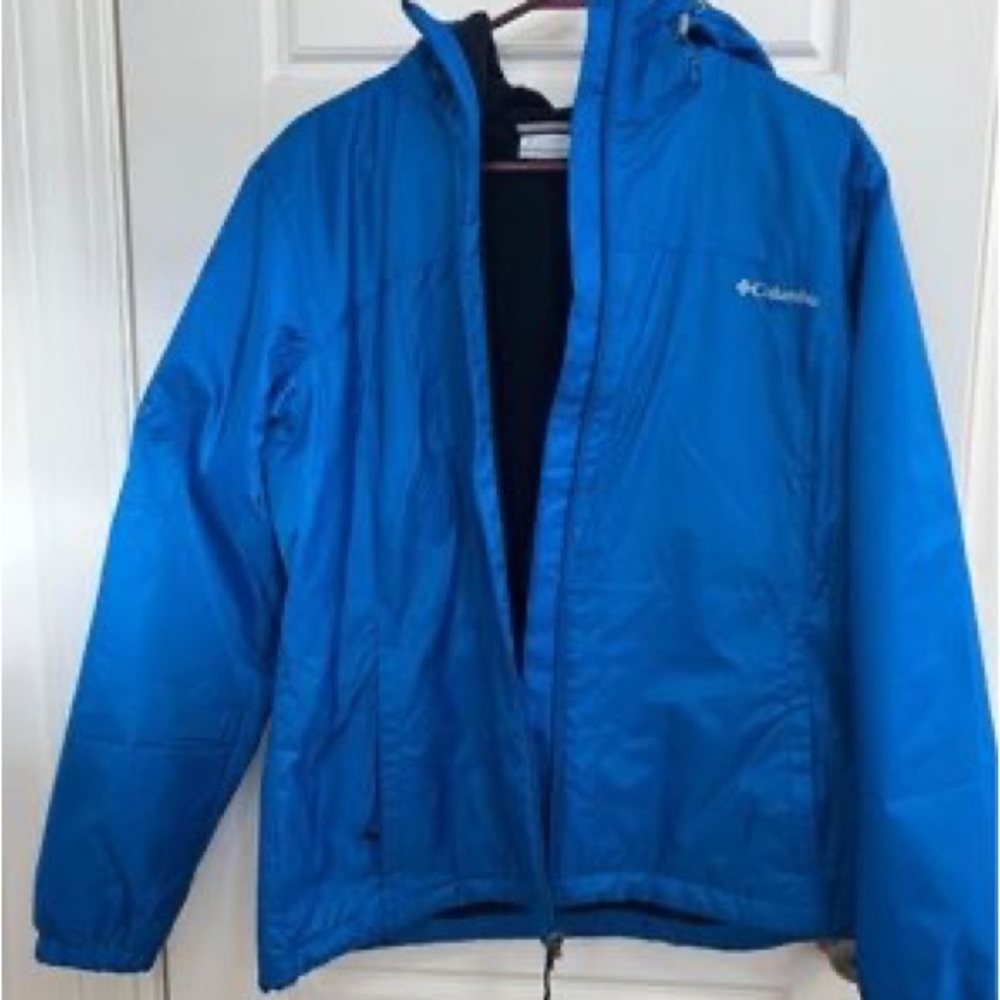 Columbia Sherpa lined rain jacket